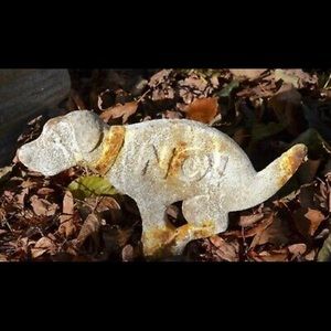 Metal Sign “No Poop” DOG vintagey great for lawns